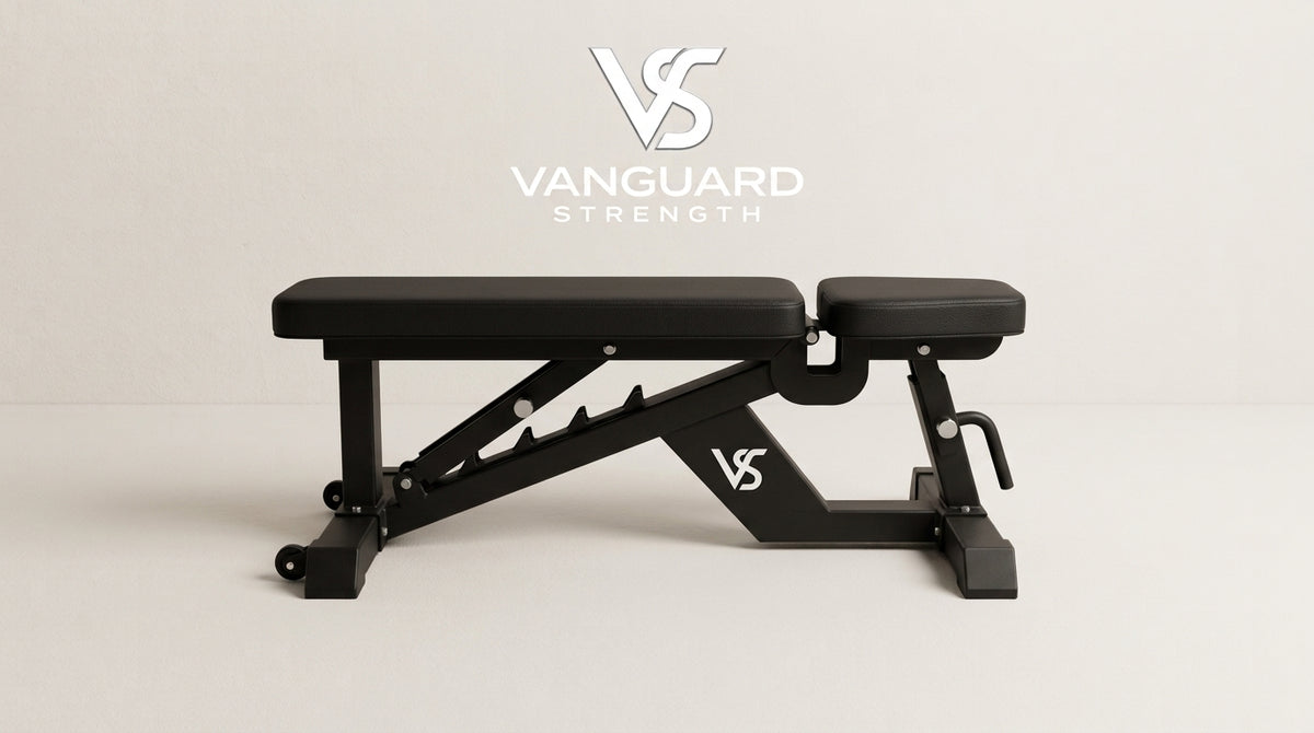 Banco reclinable ajustable de entrenamiento Vanguard Strengt.